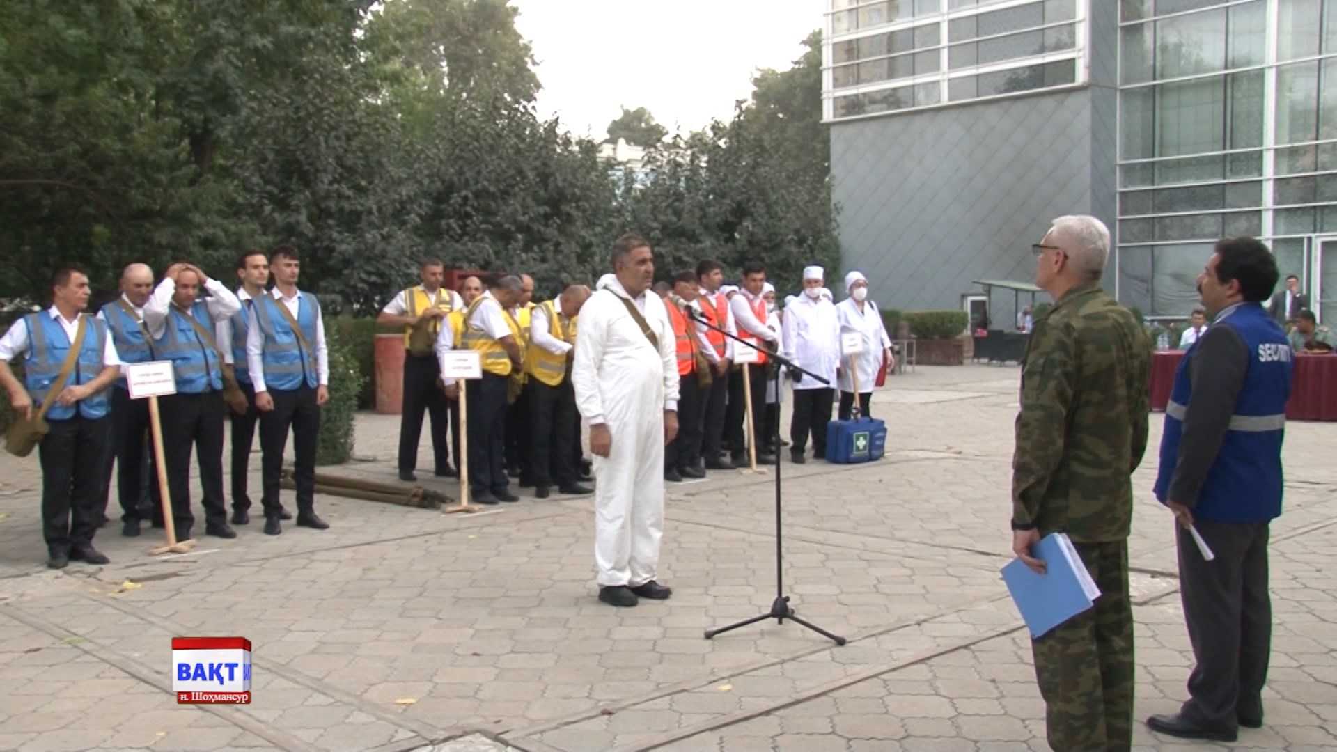 Дар меҳмонхонаи “Душанбе-Серена” машқи ғайринақшавӣ дар мавзӯи “Ба амал омадани заминларзаи 6-7 балла” гузаронида шуд