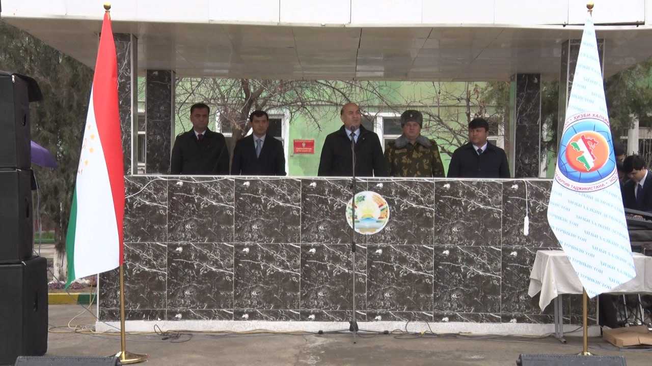 Дар қисми ҳарбии 0121-и Қӯшунҳои сарҳадии КДАМ Ҷумҳурии Тоҷикистон ҳамоиш доир шуд