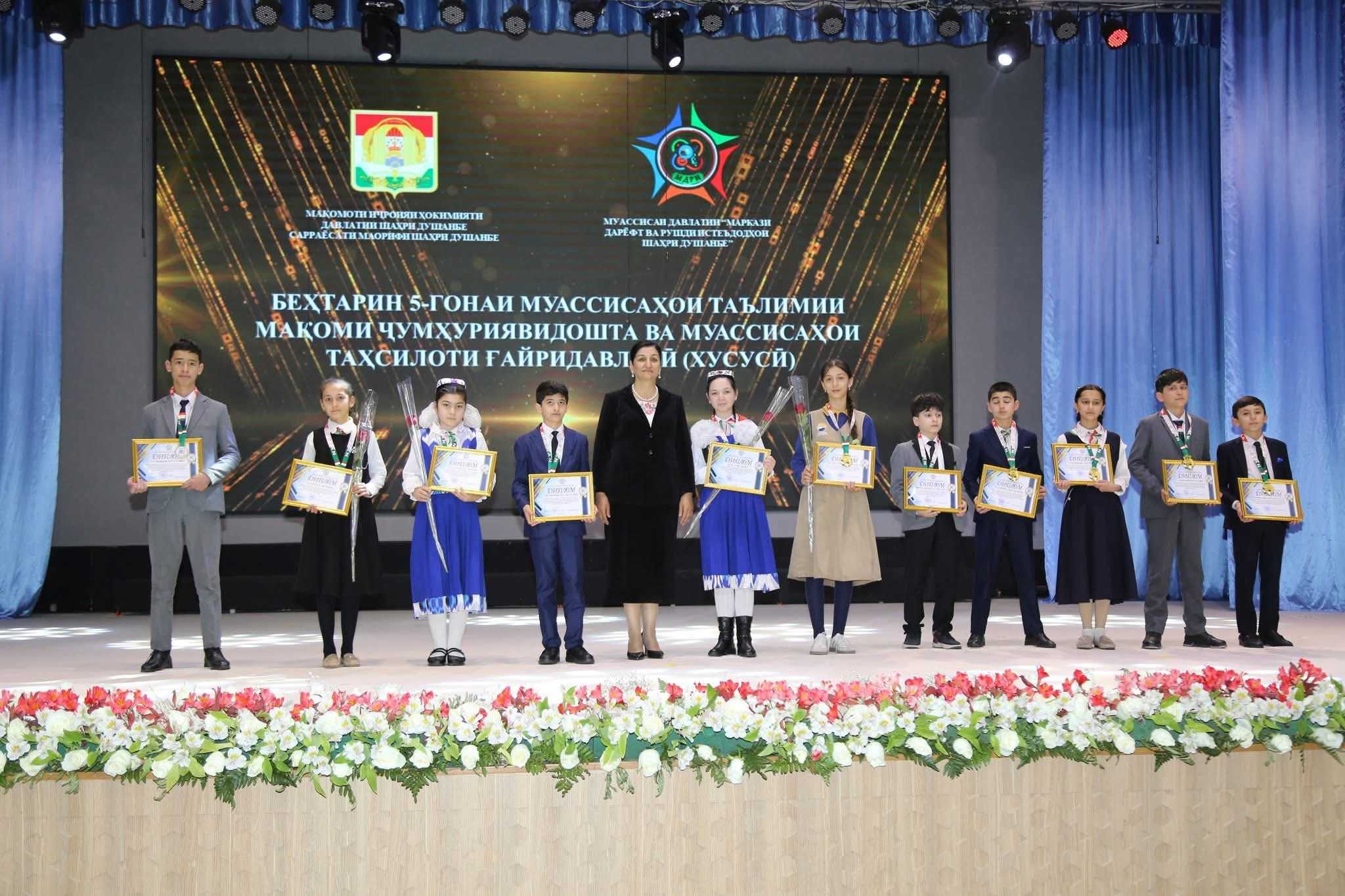МАРОСИМИ ҲАВАСМАНДГАРДОНИИ ҒОЛИБОНИ ДАВРИ СЕЮМ (ШАҲРӢ)-И ОЛИМПИАДАҲОИ ФАННӢ ДАР ШАҲРИ ДУШАНБЕ