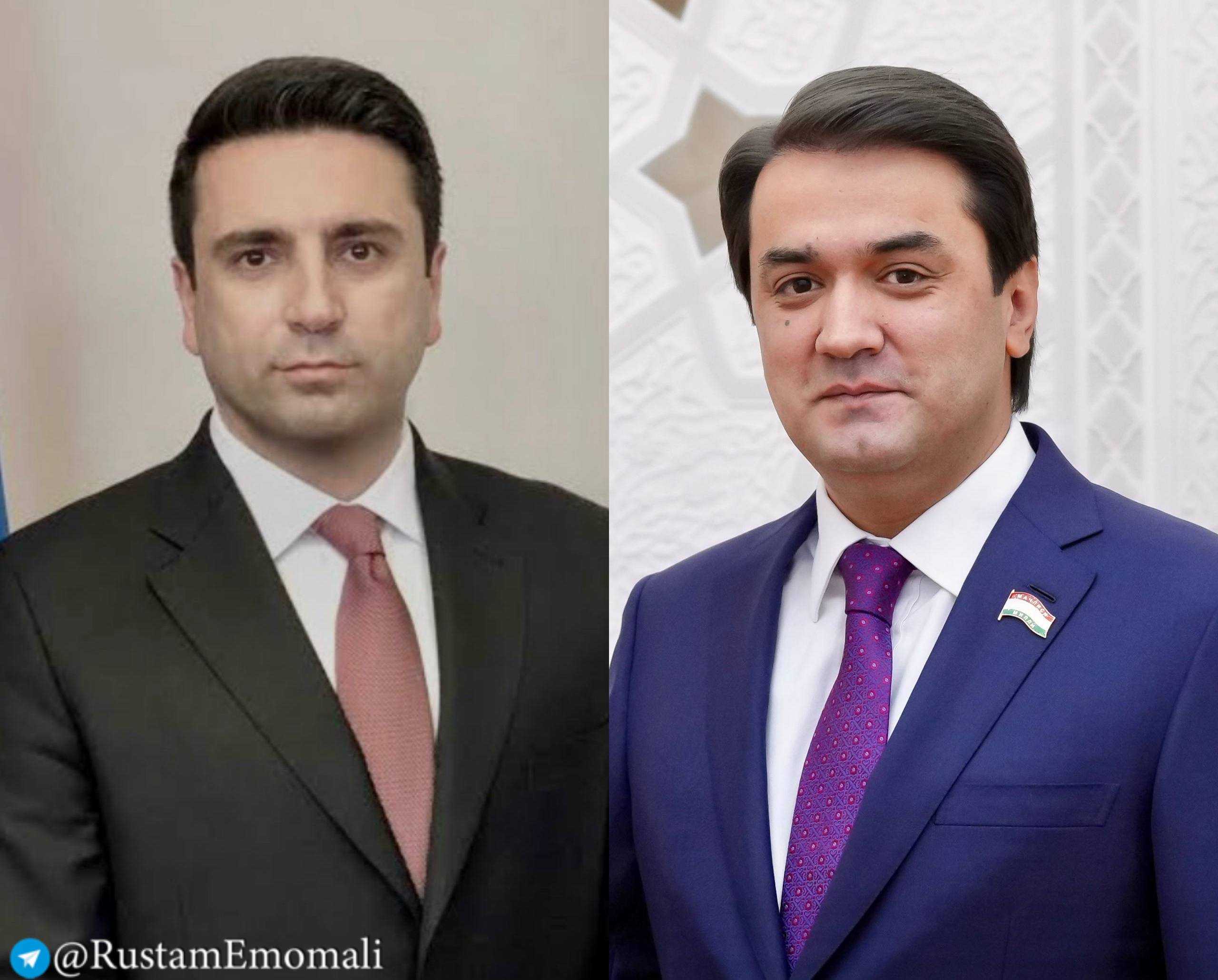 Ба Раиси Маҷлиси Миллии Ҷумҳурии Арманистон Симонян Ален Робертович