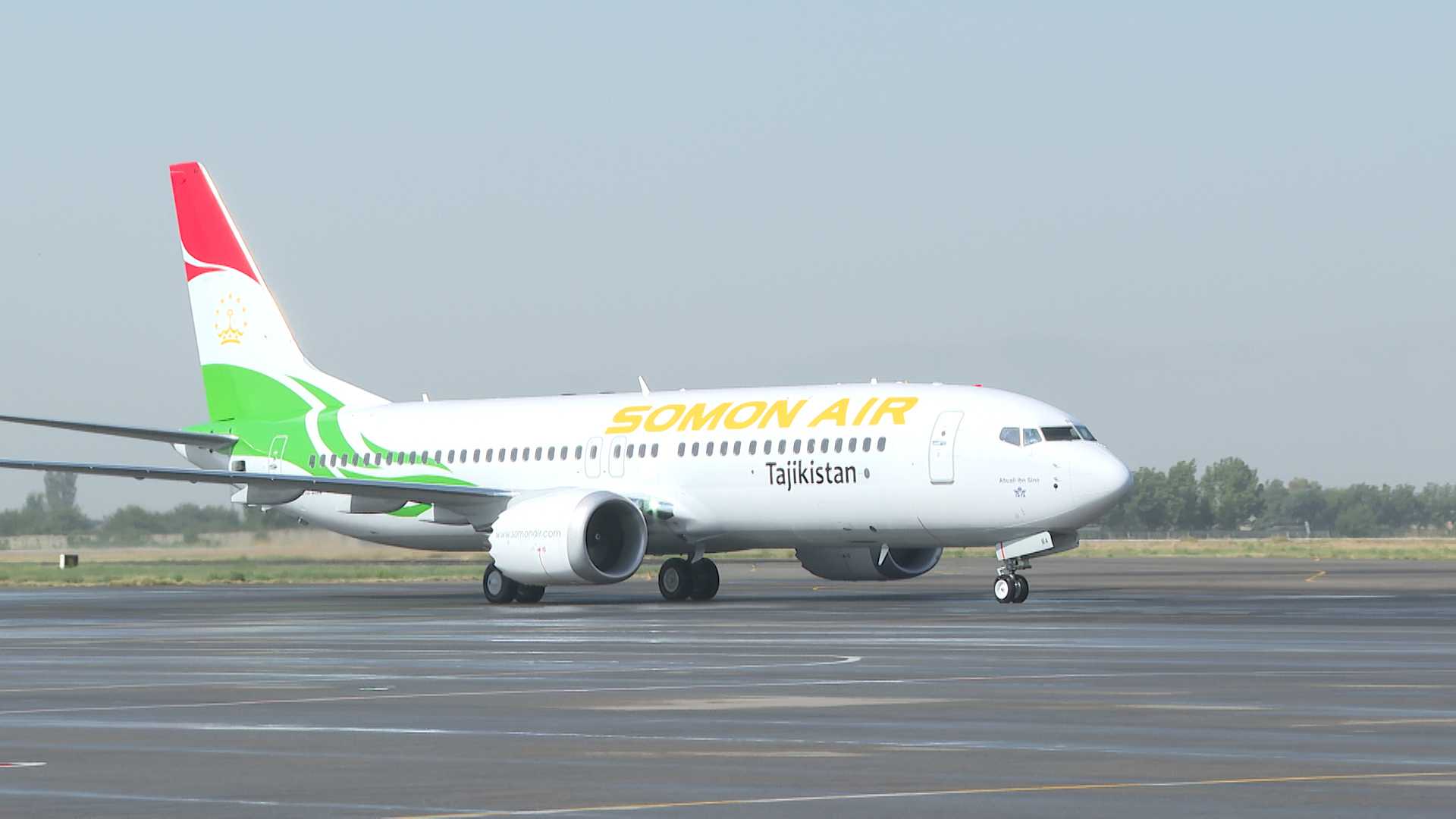 ШИРКАТИ ҲАВОПАЙМОИИ «СОМОН ЭЙР» СОҲИБИ ҲАВОПАЙМОИ НАВИ BOEING 737 MAX 8 ГАРДИД